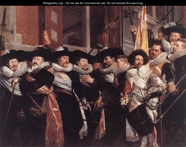 Officers of the Civic Guard of St Adrian 1630 - Hendrick Gerritsz Pot