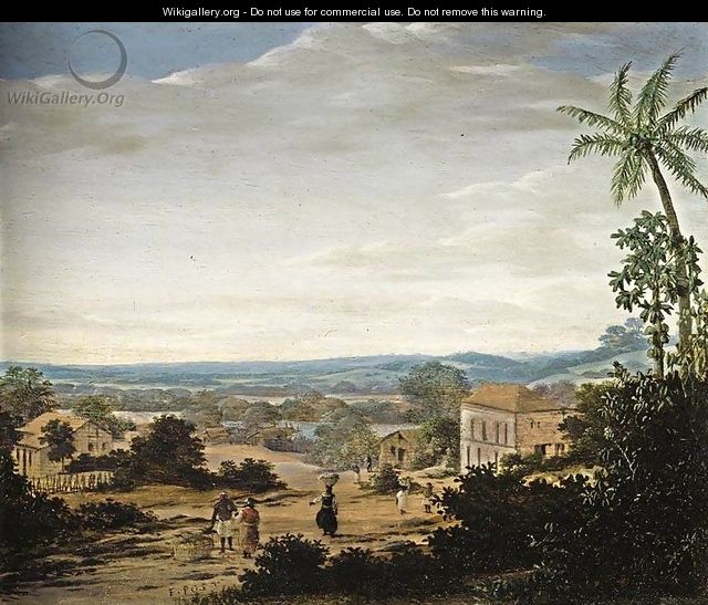 A Brazilian Landscape 1670-75 - Frans Jansz. Post