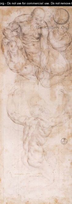 Moses Receiving the Tables 1546-56 - (Jacopo Carucci) Pontormo