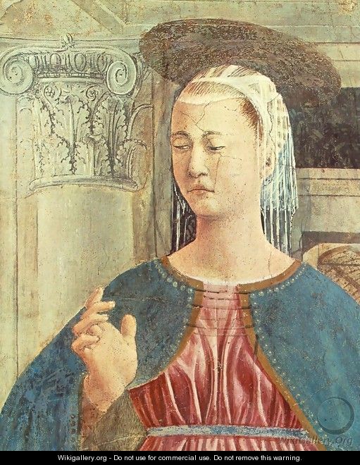 Annunciation (detail) c. 1455 - Piero della Francesca
