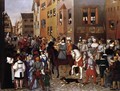 The Entry of Emperor Rudolf of Habsburg into Basle 1809-10 - Franz Pforr