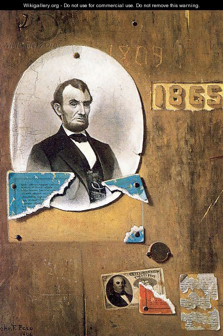 Lincoln and the 25 Cent Note 1904 - John Frederick Peto