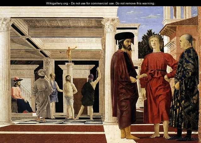 The Flagellation c. 1455 - Piero della Francesca