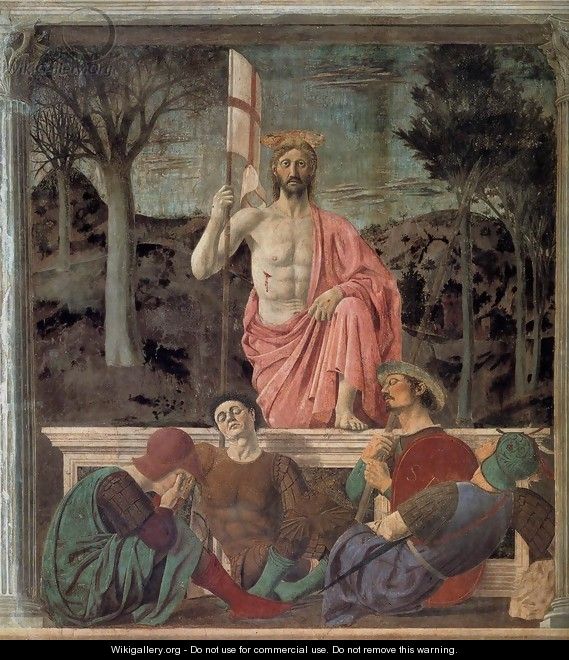 Resurrection 1463-65 - Piero della Francesca