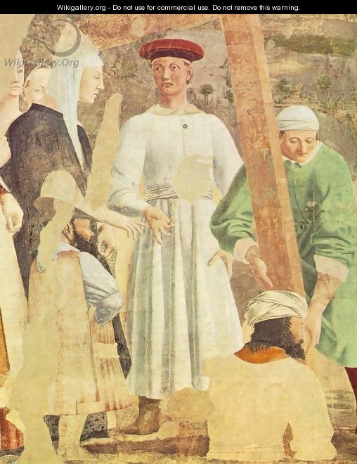 Discovery of the True Cross (detail-2) c. 1460 - Piero della Francesca