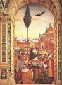 Aeneas Piccolomini Arrives to Ancona 1502-08 - Bernardino di Betto (Pinturicchio)