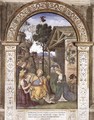 Adoration of the Christ Child c. 1490 - Bernardino di Betto (Pinturicchio)