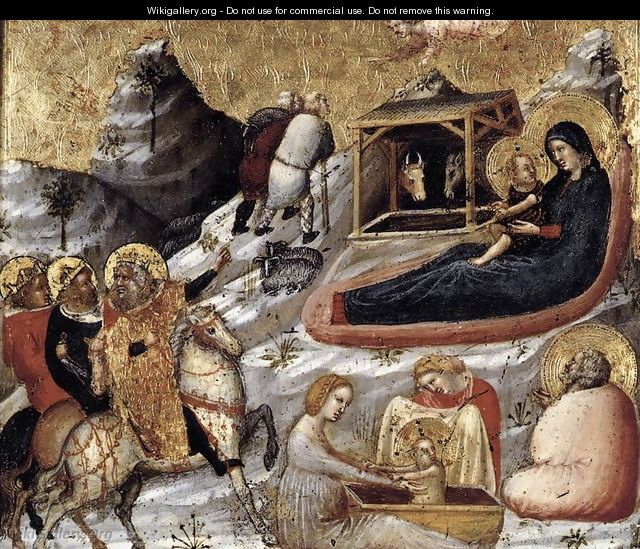 The Nativity and Other Episodes from the Childhood of Christ c. 1330 - Pietro da Rimini