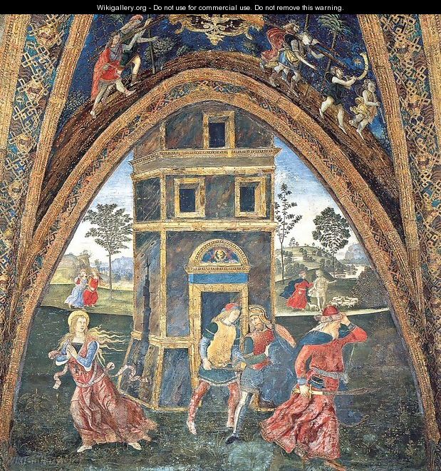 The Martyrdom of Saint Barbara - Bernardino di Betto (Pinturicchio)