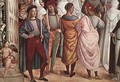 Pope Aeneas Piccolomini Canonizes Catherine of Siena (detail) 1502-08 - Bernardino di Betto (Pinturicchio)