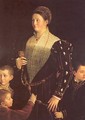 Portrait of the Countess of Sansecondo and Three Children 1533-35 - Girolamo Francesco Maria Mazzola (Parmigianino)