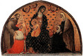 Doge Francesco Dandolo and his Wife Presented to the Madonna 1339 - Paolo Veneziano