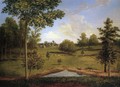 Landscape Looking Towards Sellers Hall from Mill Bank 1818 - Charles Willson Peale