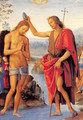 The Baptism of Christ 1490-1500 - Pietro Vannucci Perugino