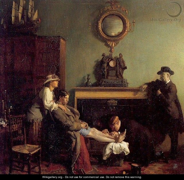 A Mere Fracture 1901 - Willam Orpen