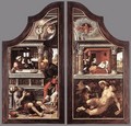 Triptych of Virtue of Patience (closed) 1521 - Bernaert van Orley