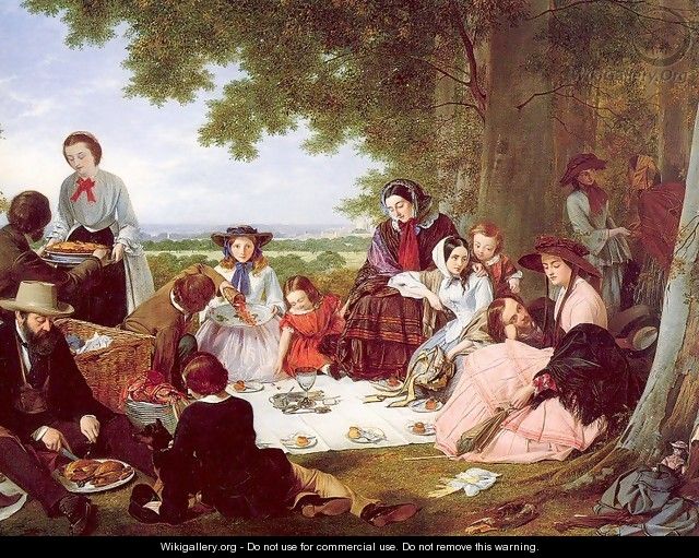 A Picnic 1857 - Henry Nelson O