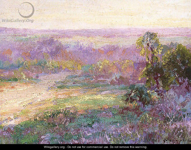 Last Rays of Sunlight, Early Spring in San Antonio 1922 - Julian Onderdonk