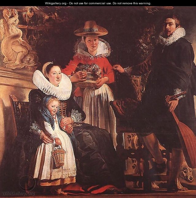 The Family Of The Artist - Jacob Jordaens