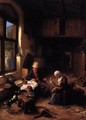 The Interior of a Peasant's Cottage 1668 - Adriaen Jansz. Van Ostade