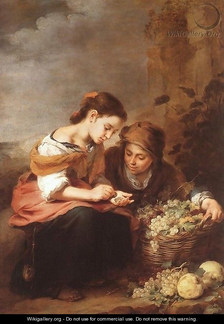 The Little Fruit Seller 1670-75 - Bartolome Esteban Murillo