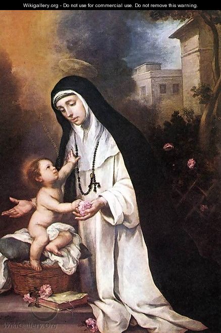 St Rose of Lima - Bartolome Esteban Murillo