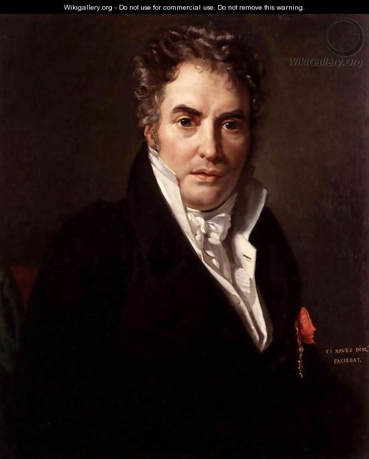 Portrait of Jacques-Louis David 1817 - Francois-Joseph Navez