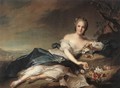 Marie Adelaide of France as Flora 1742 - Jean-Marc Nattier
