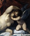 Venus and Cupid at Vulcan