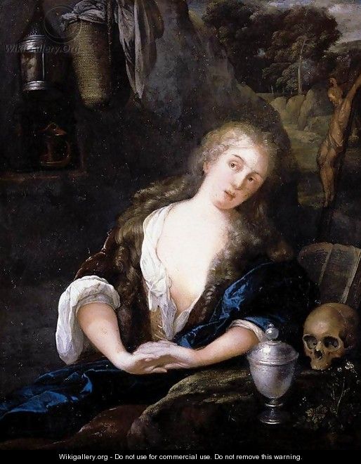 The Penitent Magdalene 1691 - Eglon van der Neer