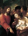 Christ and the Woman Taken in Adultery - Giuseppe Nuvolone