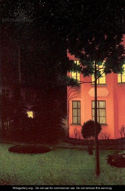 The Shuttered House 1892 - William Degouve de Nuncques