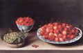 Still-Life with Cherries, Strawberries and Gooseberries 1630 - Louise Moillon