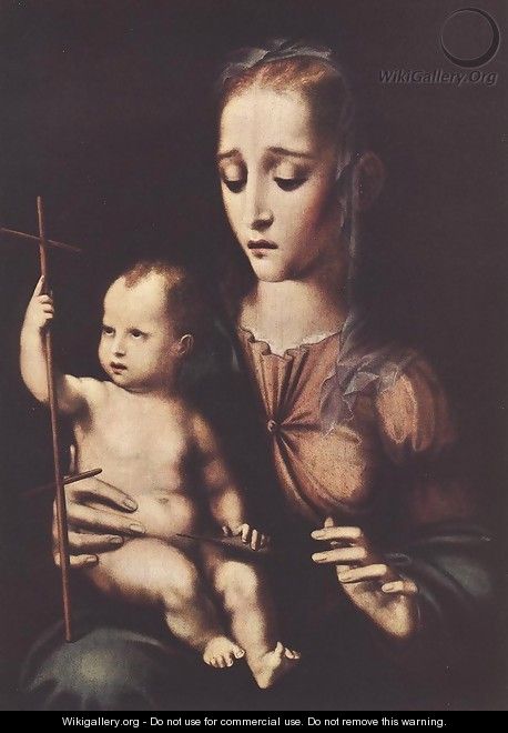 Madonna with the Child - Luis de Morales