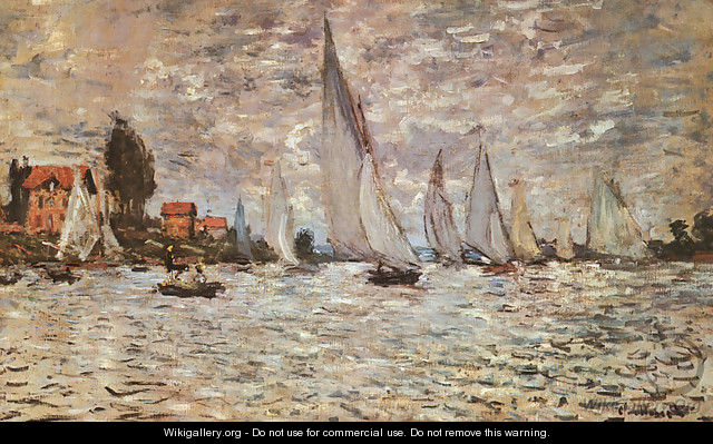 Regatta at Argenteuil 1874 - Claude Oscar Monet