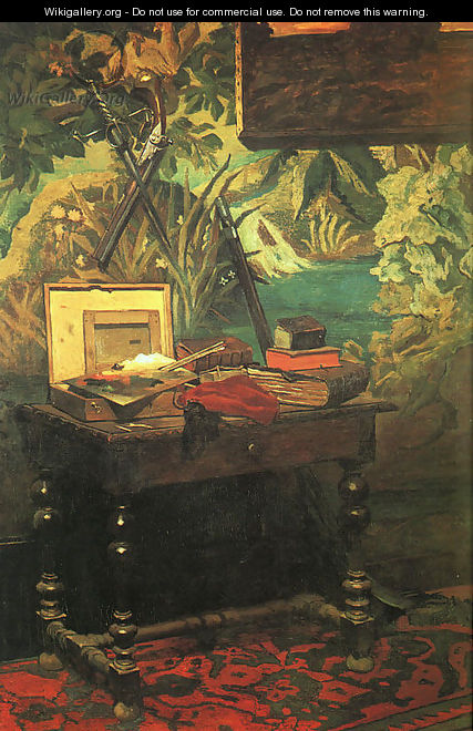 A Corner of the Studio 1861 - Claude Oscar Monet