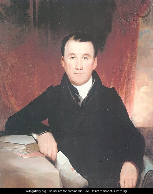Portrait of Jonas Platt 1827-28 - Samuel Finley Breese Morse