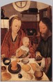 The Holy Family at Table 1495-1500 - Jan Mostaert