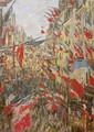 Rue Montorgueil Decked Out with Flags - Claude Oscar Monet