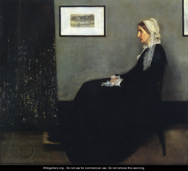 Arrangement in Grey and Black- Portrait of the Artist