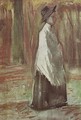 Woman in the Woods - Vincent Van Gogh