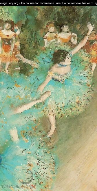 Green Dancer - Edgar Degas