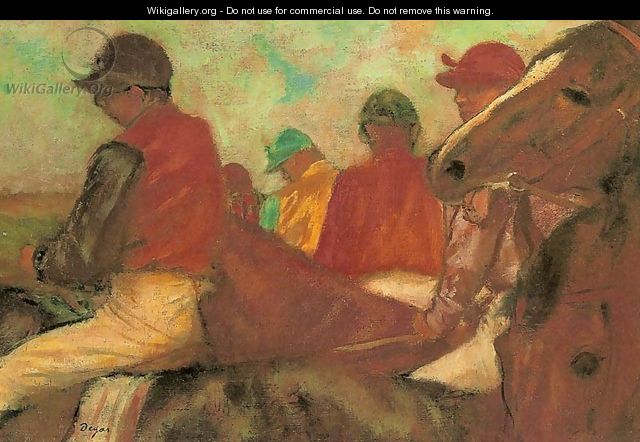 Horses with Jockeys - Edgar Degas
