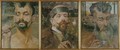 Self-Portrait with Fauns. Triptych - Jacek Malczewski