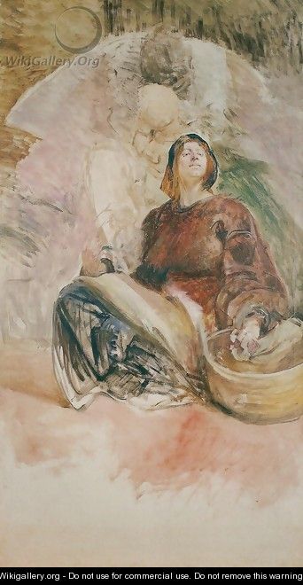Woman Sitting - Jacek Malczewski