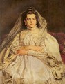 Portrait of Artist's Wife in a Wedding Dress - Jan Matejko