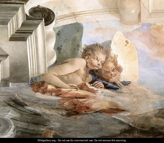 The Wind (detail) 1746-47 - Giovanni Battista Tiepolo