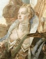 The Banquet of Cleopatra (detail-2) 1746-4 - Giovanni Battista Tiepolo