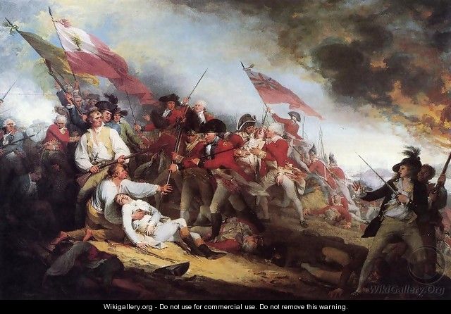 The Death of General Warren at the Battle of Bunker Hill on 17 June 1775, 1786 - John Trumbull