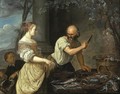 A Fish Seller 1670s - Jacob Toorenvliet